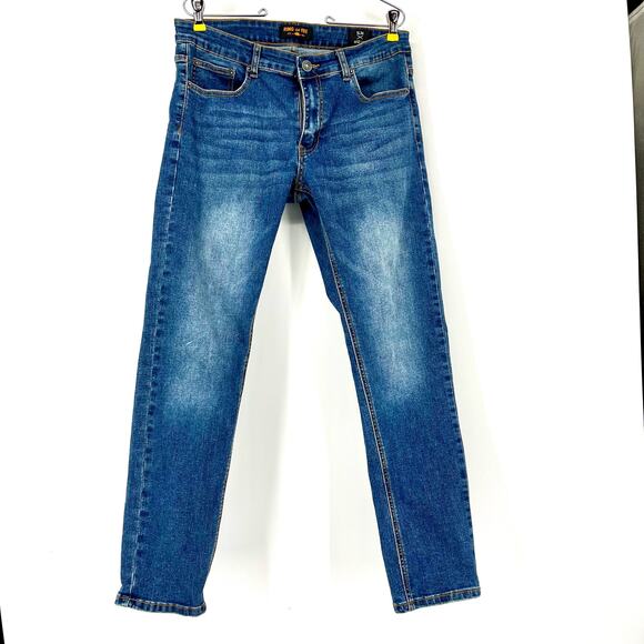 Ring‎ of Fire Mens Denim Slim Stretch blue jeans (32/30) - Picture 3 of 8